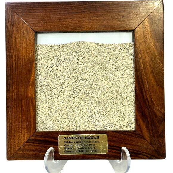 'Sands of Hawaii' Moving Sandscape in Wooden Frame-Stunning - Picture 5 of 7